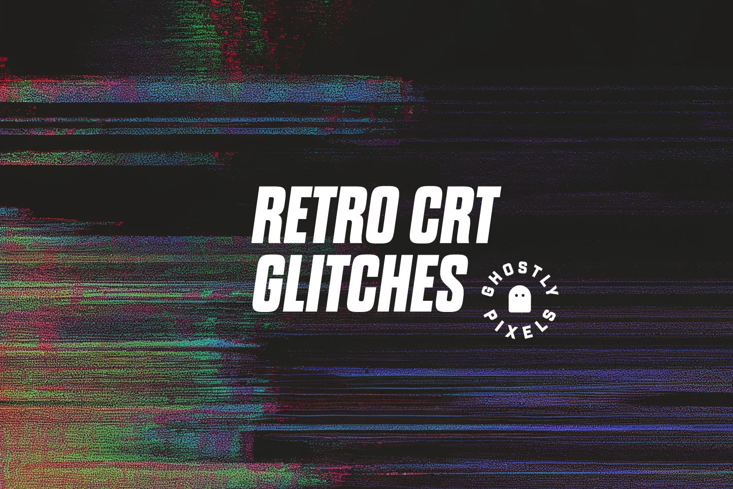 CRT Glitch Art Texture Pack