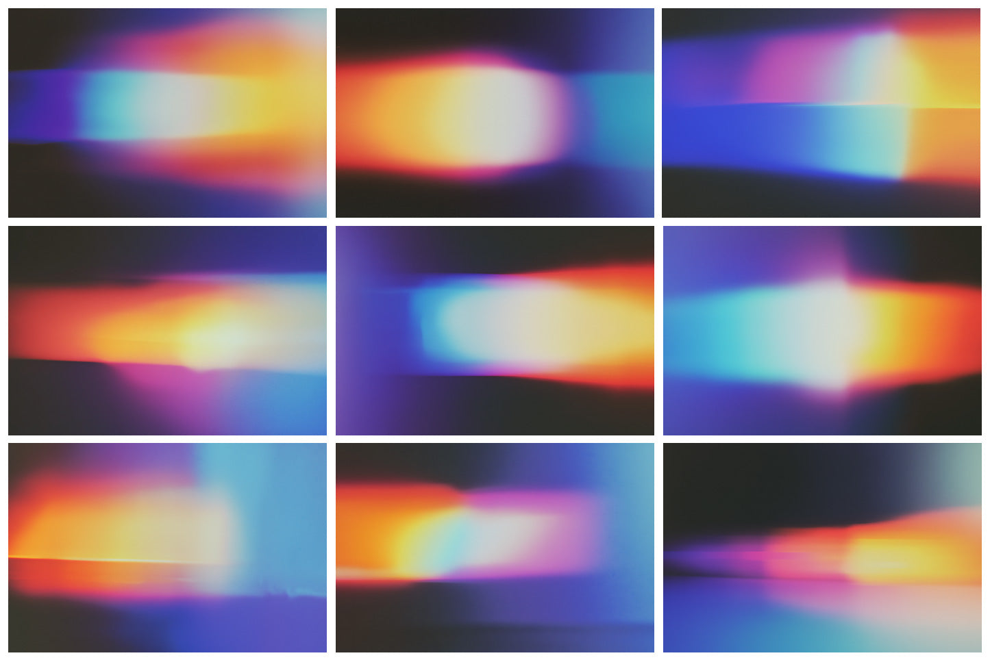 Neon Light Leak Gradients