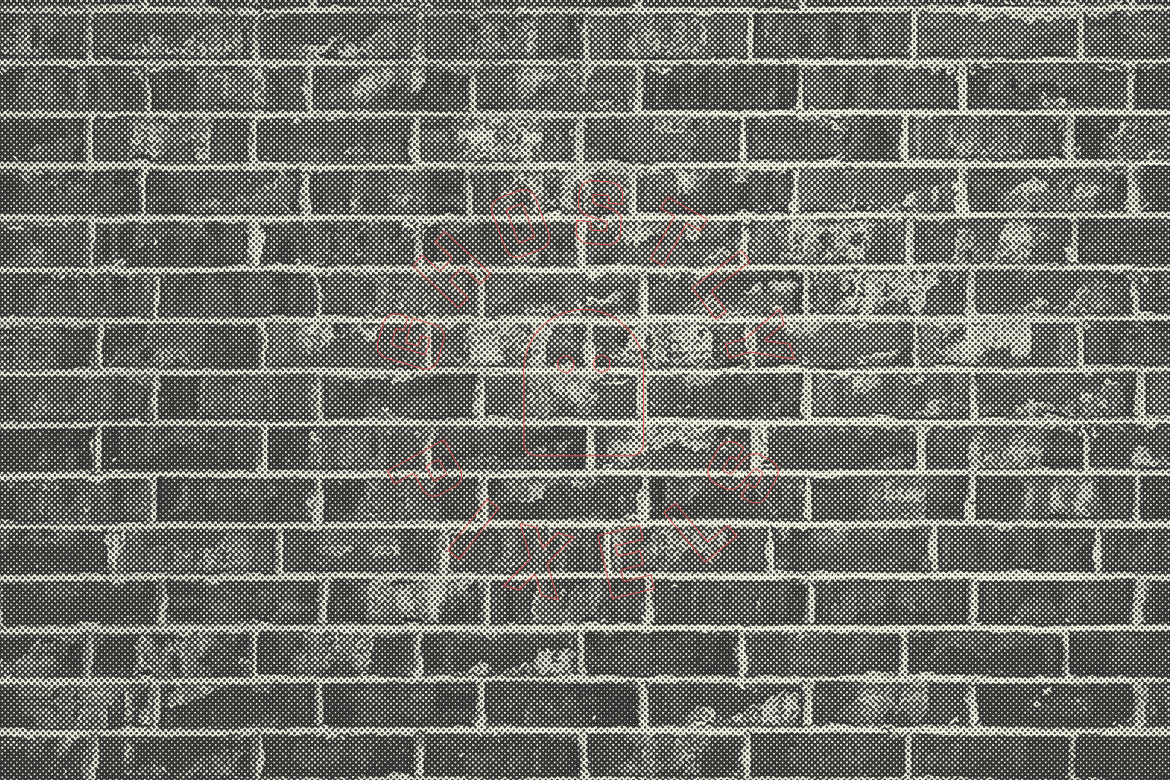 Halftone Brick Textures