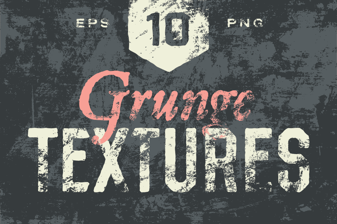 Distressed grunge textures