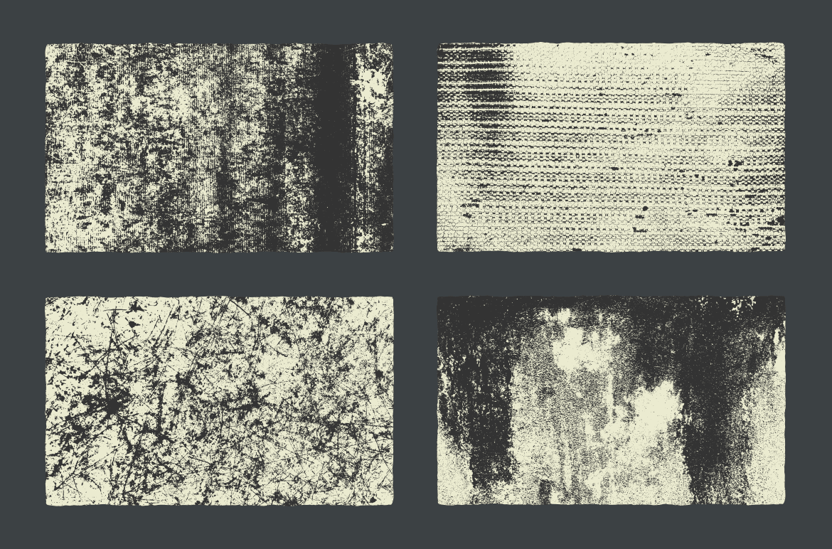 Grunge vector textures