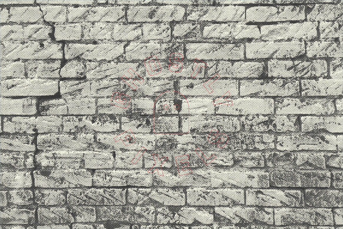 Halftone Brick Textures