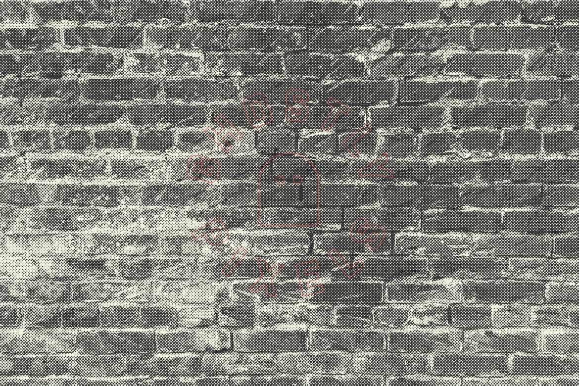 Halftone Brick Textures