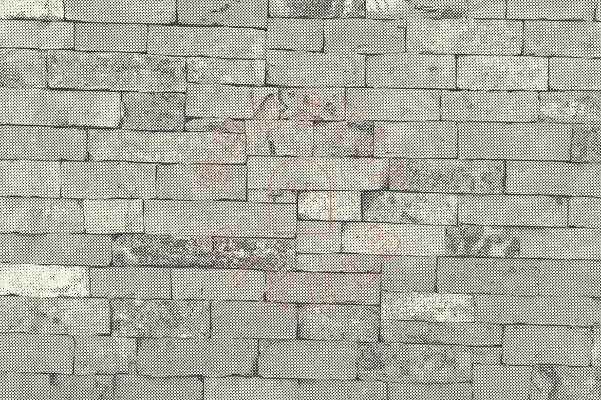 Halftone Brick Textures