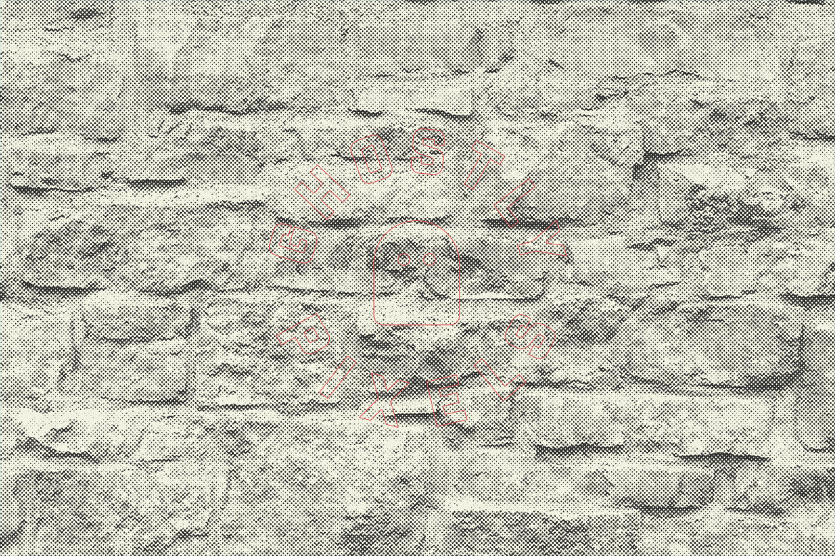 Halftone Brick Textures