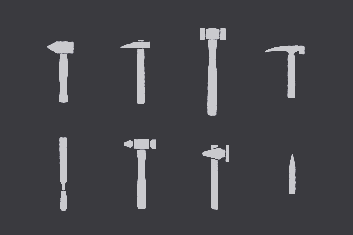 Blacksmith Tools Illustrations