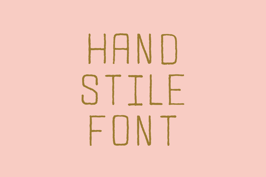 Hand Stile Font