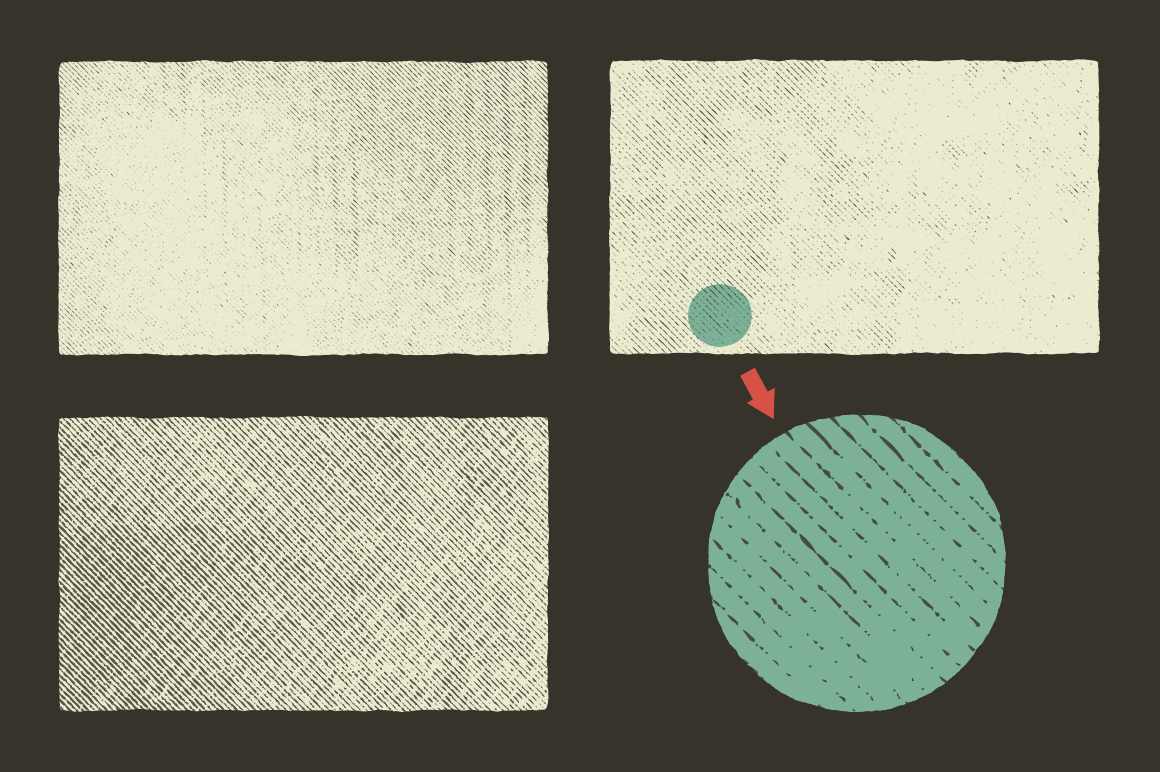 Vintage halftone lines textures