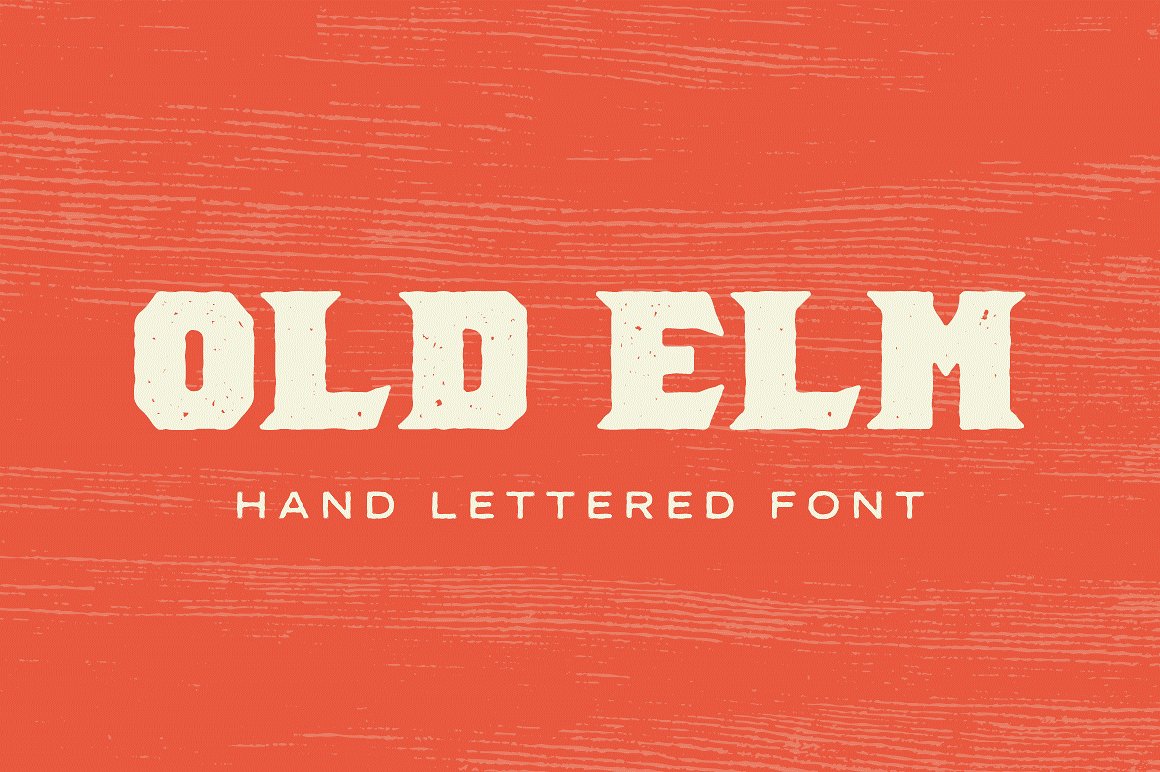Old Elm - Hand Lettered Font