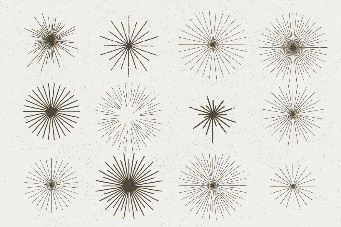 Sunbursts By Hand