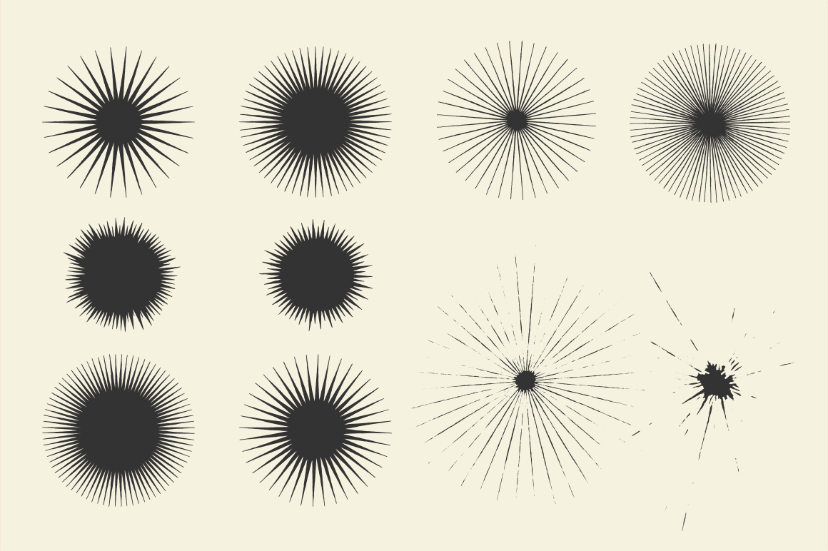 Vector Sunbursts