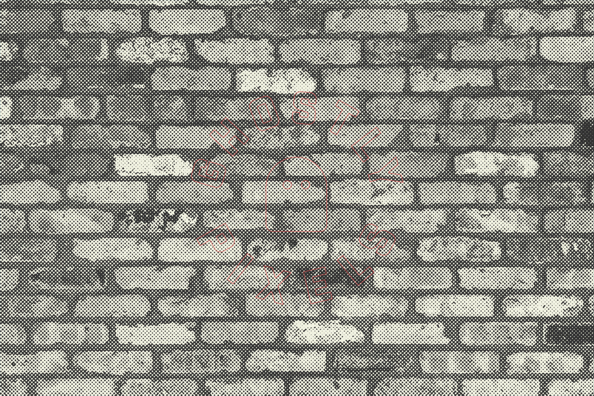 Halftone Brick Textures