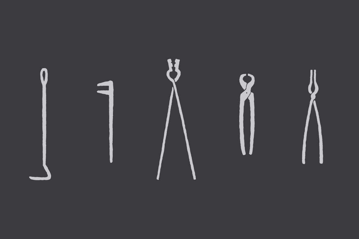 Blacksmith Tools Illustrations