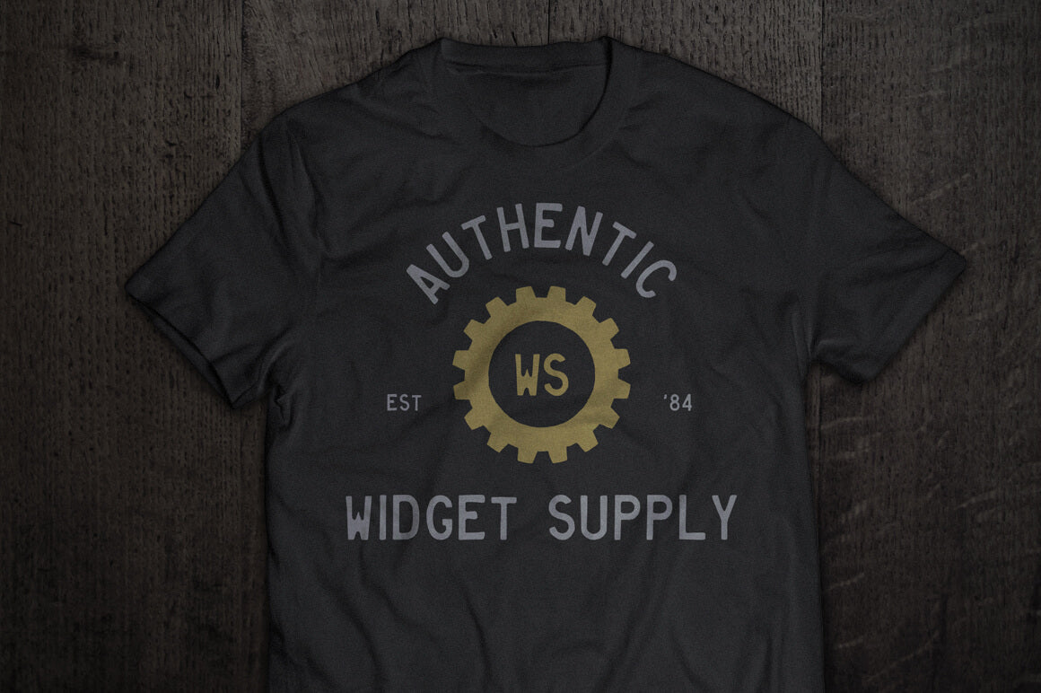 Vintage logo PSD template
