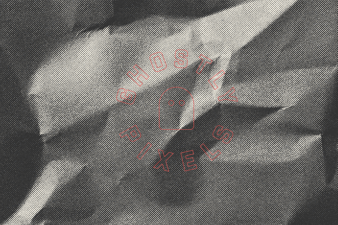 Crumpled Halftone Textures