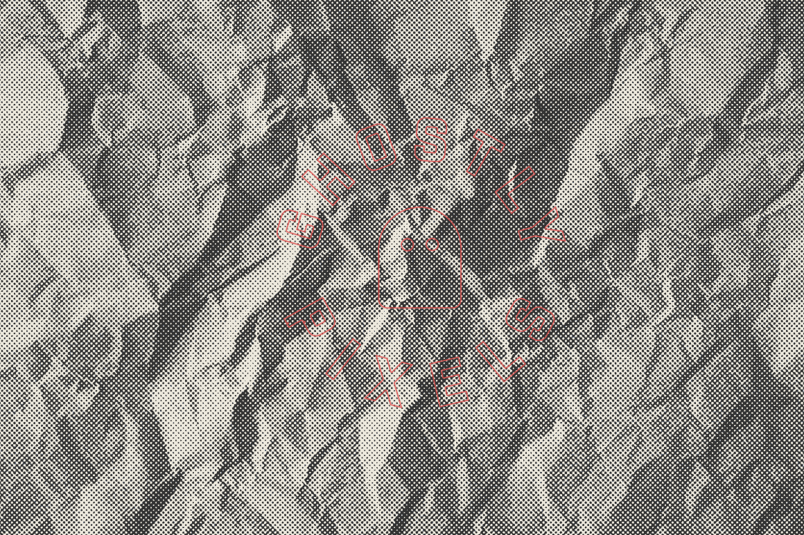 Crumpled Halftone Textures