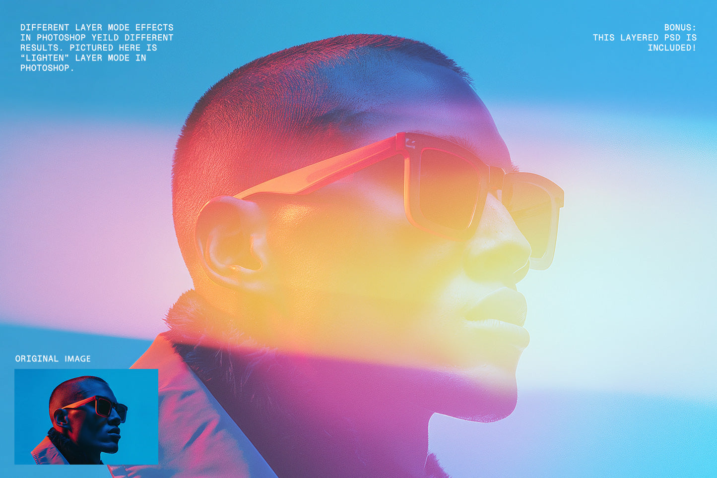Neon Light Leak Gradients