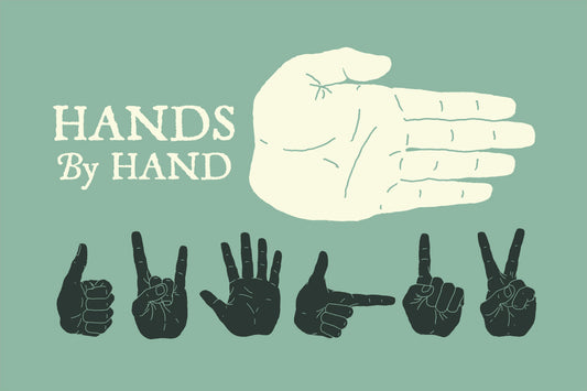 Hand illustrations illustrated by hand