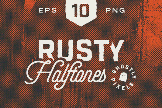 Rusty halftone textures