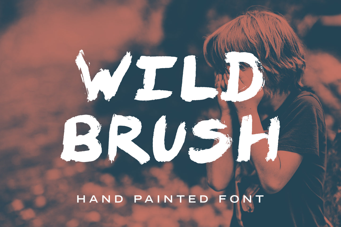 Wild Brush hand painted font