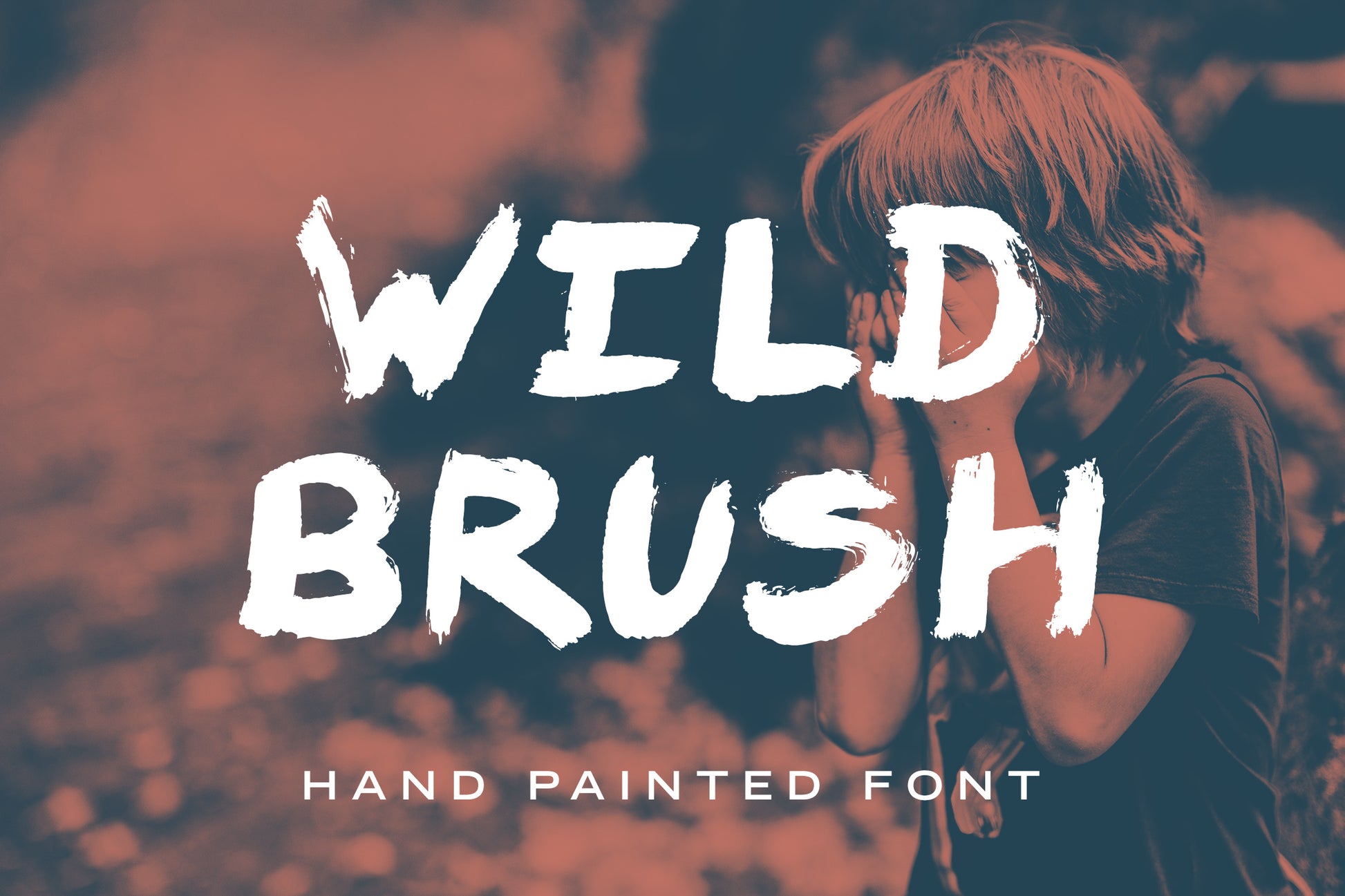 Wild Brush hand painted font