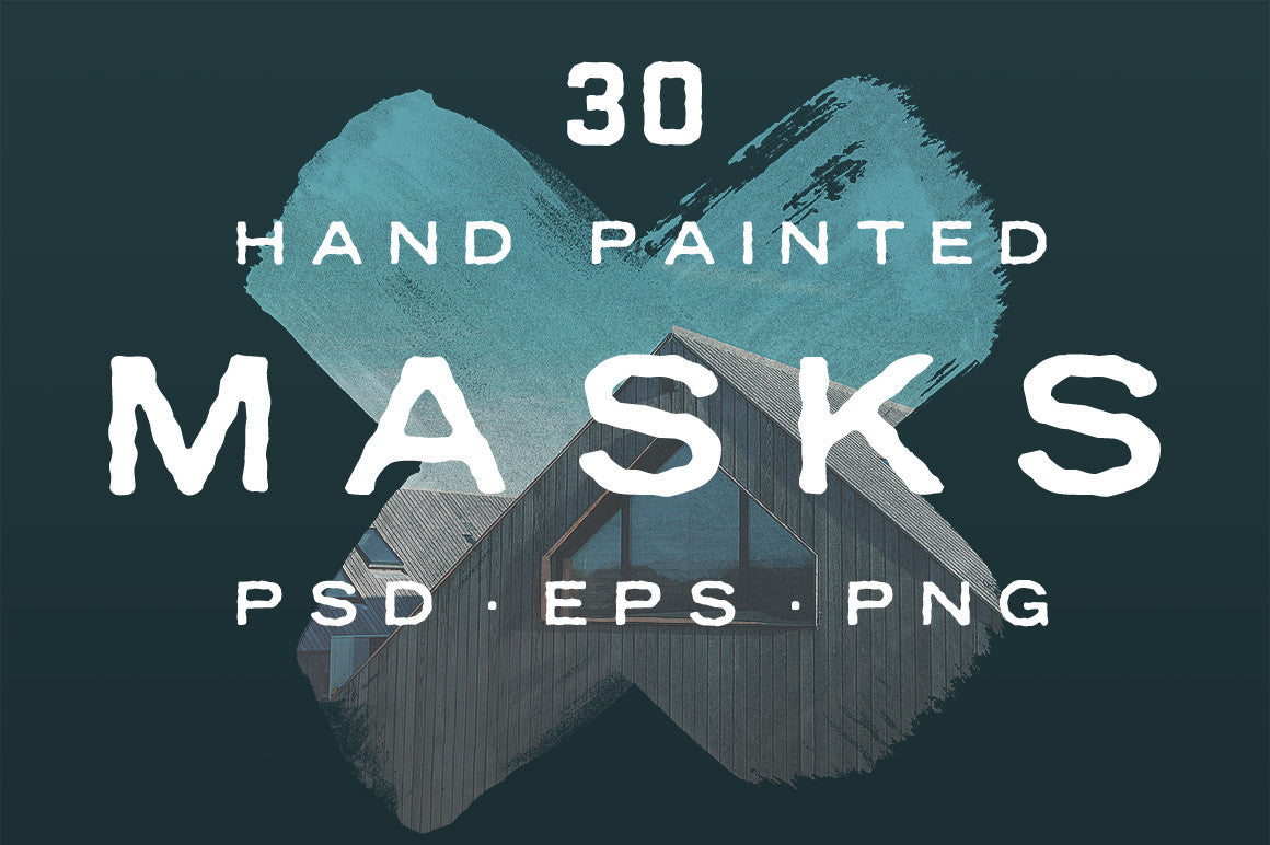 Hand painted photo masks