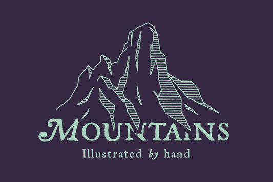 Mountain Ranges by Hand