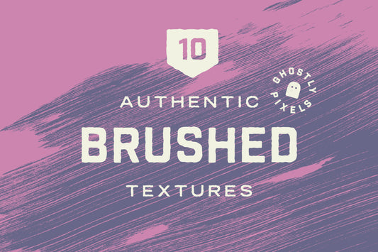 Brushed paint textures