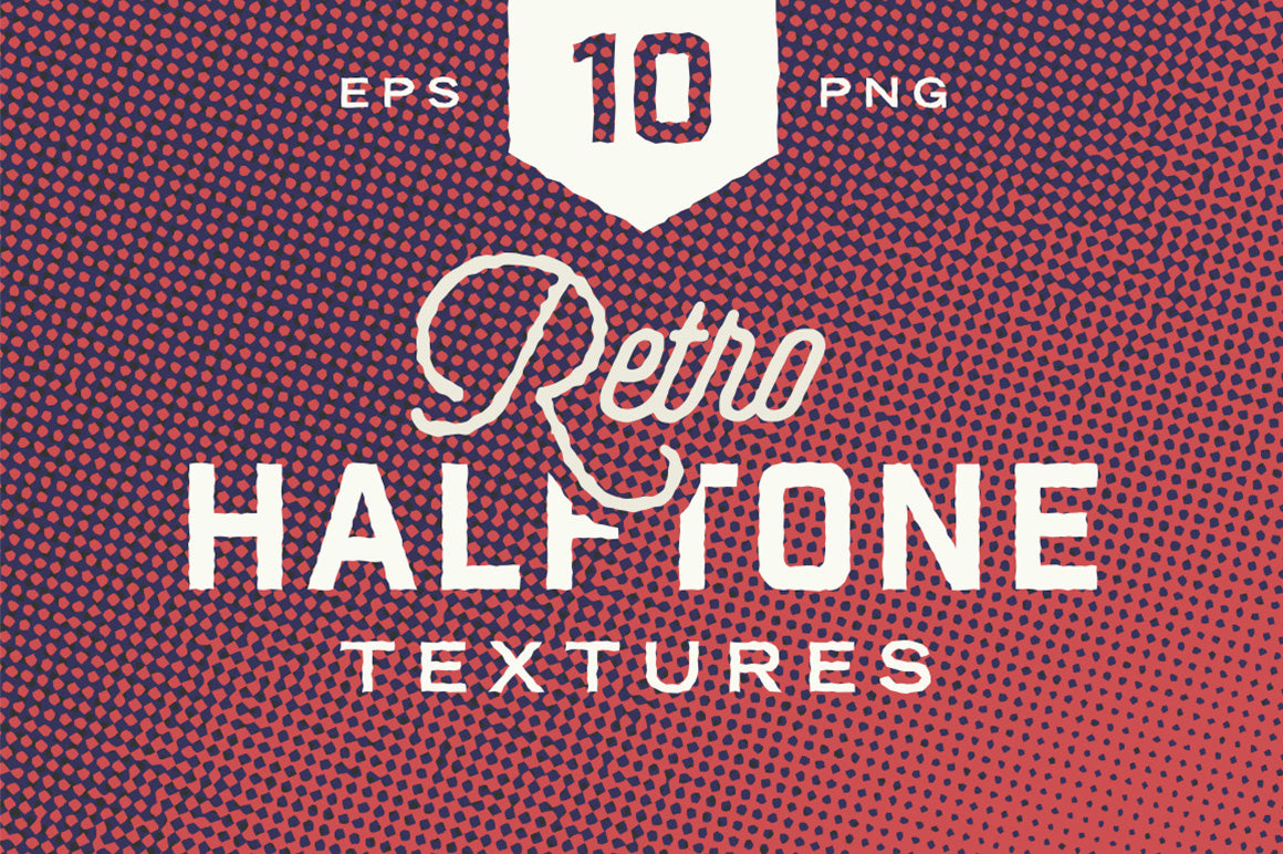 Retro halftone textures