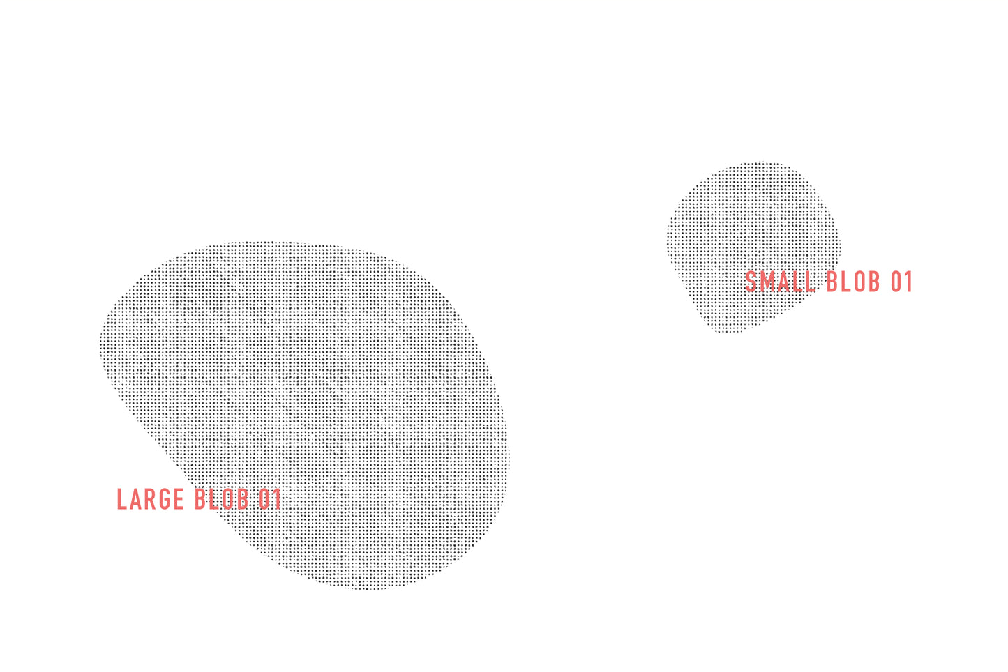 Halftone Blob Textures