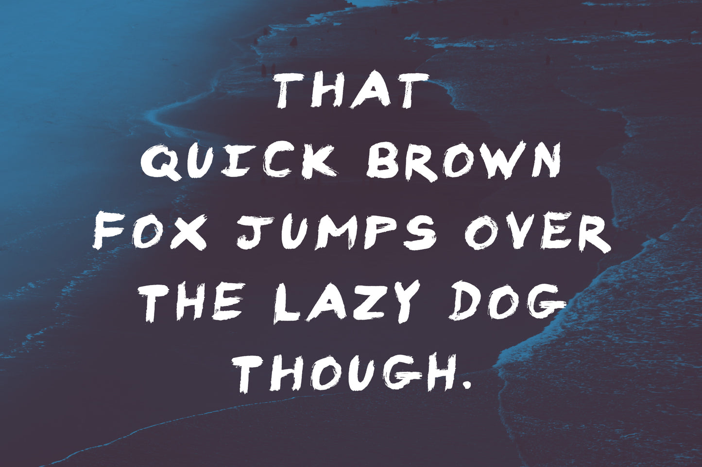 Wild brush OTF font